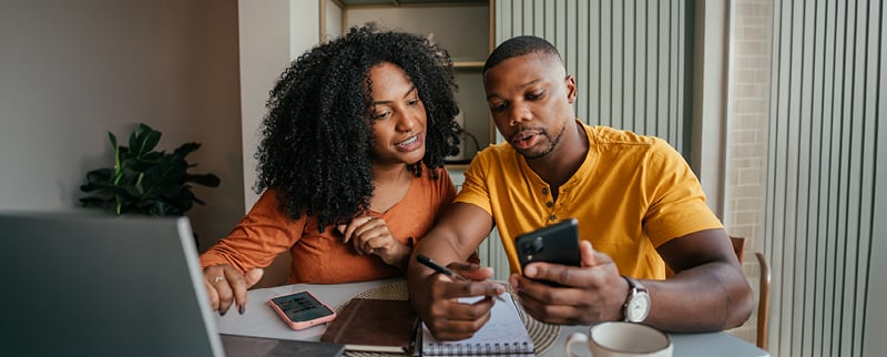 couple planning finances together America Saves Week