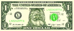 santa dollar example