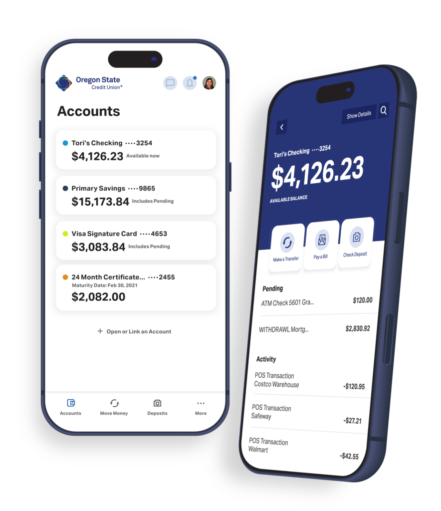 sample of new digital banking app
